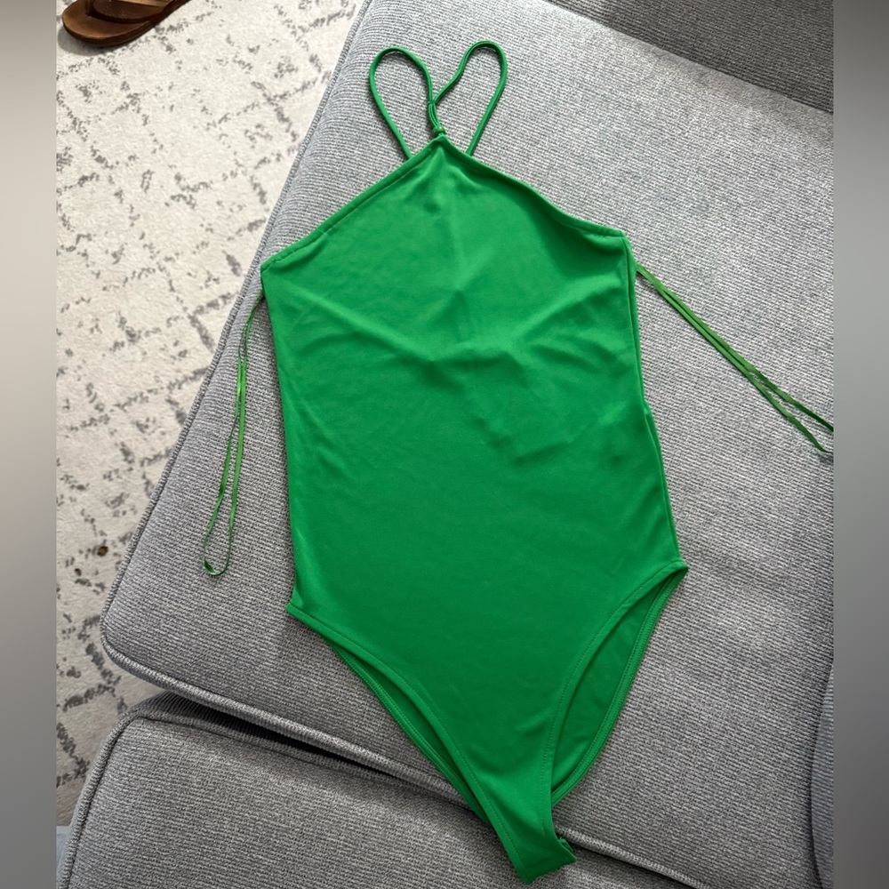 Zara Vibrant Green Women's Bodysuit